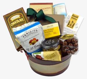 Jolly Indulgence Gift Basket - Milkboy Swiss Alpine Chocolate With Refreshing Lemon