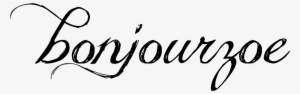 Bonjourzoe - Calligraphy