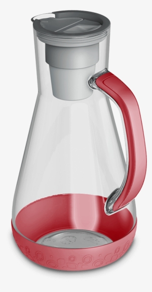 64 Oz Pitcher Red With Filter - Blue