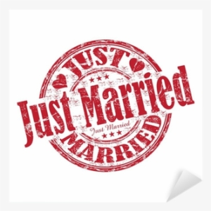 Free Success Rubber Stamp Png - Just Married