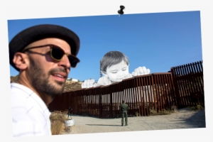 Jr Places Giant Baby At U - Us Border Wall Baby