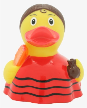 Flamenco Dancer Rubber Duck By Lilalu - Lilalu 8.5 Cm Flamenco Dancer Duck Toy (multi-colour)