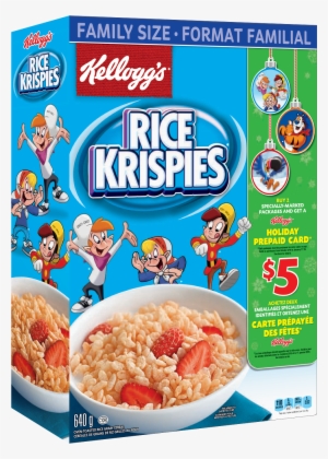 Rice Krispies* Cereal 640g - Rice Krispies Cereal Box