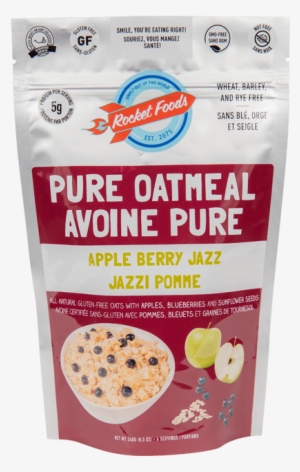 The Rocket Difference - Rocket Foods Apple Berry Jazz Pure Oatmeal Pouch