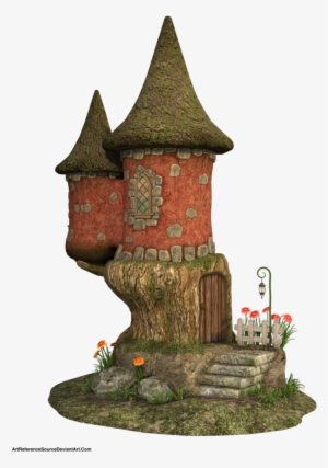 Cute Fairy House Picture - Fairy House Transparent Background