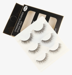 Wholesale 3 Pairs Handmade Natural Long Eyelashes Set - Eyelash Extensions