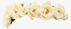 White Flower Crown Png Flowers Healthy - Yellow Flower Crown Transparent