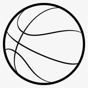 Basketball Outline - Balon De Basquet Dibujo