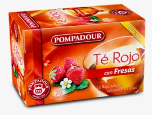 Pompadour Té Rojo Con Fresas - Pack De 5 X 20 Bolsitas