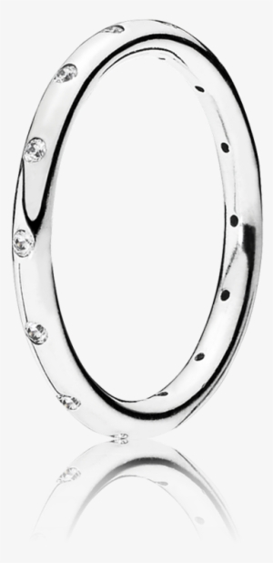 Anillo Gotas Brillantes - Pandora Droplets Stackable Ring, Clear Cz | Silver