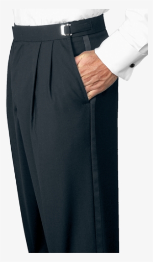 applause polyester double pleated - formal trousers for men