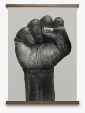 Raised Fist Illustration - Paper Collective Raised Fist Poster