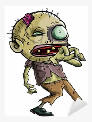 Cartoon Zombie Making A Grabbing Movement Sticker • - Illustration