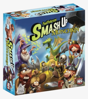 Smash Up Munchkin 3d Box - Aeg Smash Up Munchkin Card Game