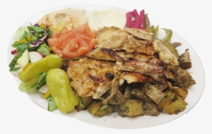 Main Platters - Chicken Shawarma Plate Png