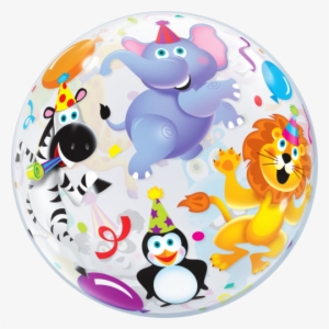 Party Animals Bubble Balloon 1pc - Bubble Balloon Animals