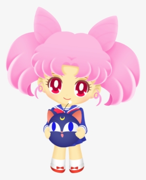 Sailor Moon Clipart Pink Transparent - Sailor Moon Drops Chibi Moon