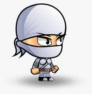 White Ninja Cartoon