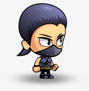 Ninja Chic Royalty Free Game Art Character - Character Free Ninja