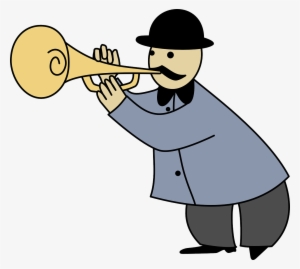 Png Image - Trumpets Playing Clip Art