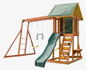 foster climbing frame - wood jungle gym clipart