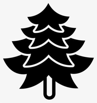 Big Pine Tree Shape Vector - Pine