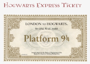 Platform 9 3 4 Ticket Template Tutorials No Muggles - Harry Potter Platform 9 3 4 Ticket