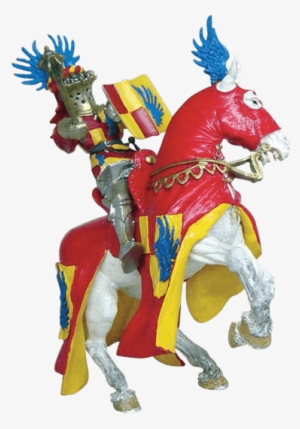 Horse With Red Robes And Blue Wings - Safari Ltd Knight With Blue Wings