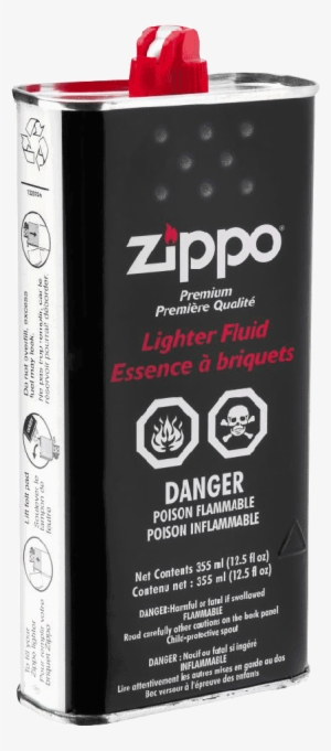 12 Oz / 355 Ml Zippo Fuel Fluid, For All Pocket Lighters - Lighter Fluid 12 Oz