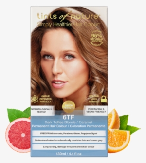6tf Dark Toffee Blonde Permanent Hair Dye - Tints Of Nature 5r Rich Copper Brown Hair Color - 4.20