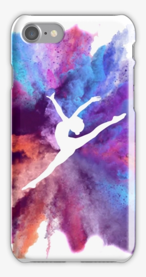 Gymnast Rainbow Explosion Iphone 7 Snap Case - Gymnastics Clocks