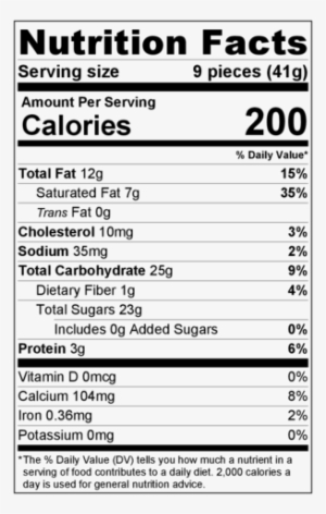 milk Chocolate - Haribo Gold Bears Nutrition Label
