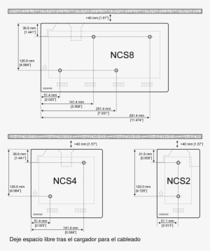 Plantilla De Montaje De La Ncs - Technical Drawing