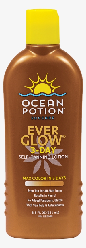 Ocean Potion® Ever Glow® 3 Day Self Tanning Lotion - Ocean Potion Everglow Daily Moisturizing Lotion