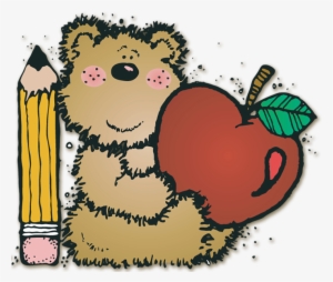 Dj Inkers Bear Apple Clipart Vector Transparent Download - Dj Inkers School  Clip Art Transparent PNG - 711x602 - Free Download on NicePNG