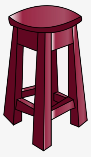 Wooden Bar Chair - Stool Clip Art Png