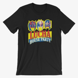 Lucha House Party "masks" Unisex - Hard Rock Cafe T Shirt 2016
