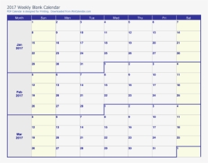 Printable Monthly Calendar Pdf Main Image - Calendar 2018 Four Month Template
