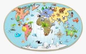 Mapa Mundi Animado 3d - Kontinente Kinder