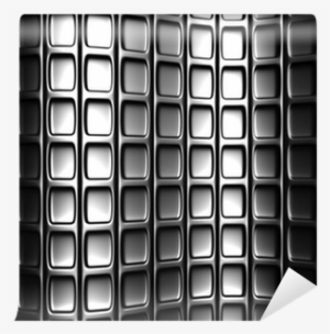 Abstract Silver Square Pattern 3d Background Wall Mural - Architecture