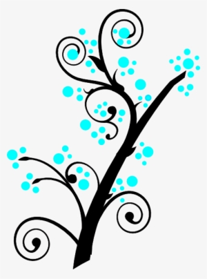How To Set Use Blue Tree Branch Svg Vector