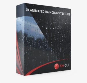 4k Animated Raindrops Texture - Product