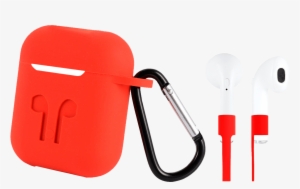 Case And Strap For Airpods - Red