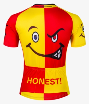 Two Face Happy And Angry Cycling Jersey - Cycling