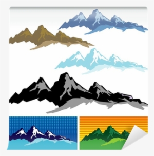 Mountain And Hills Icons