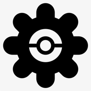 Gear Pok Filled Icon - Vector Settings Cog Png