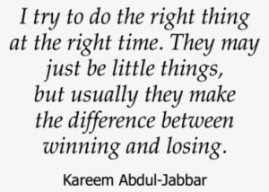 Kareem Abdul-jabbar Quote