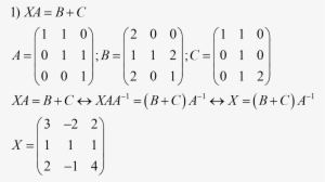 Matrix Equations - Number