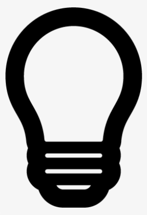 Lightbulb Outline Vector - Symbol Light Bulb