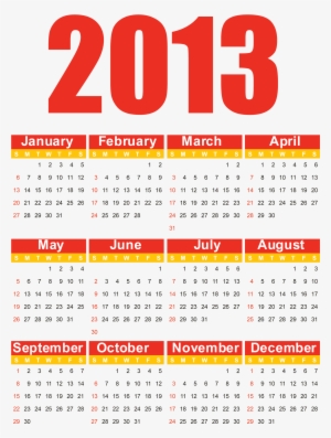 Free Vector 2013 Free Vector Calendar - 4 5 4 Calendar